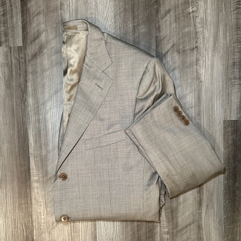 Ermenegildo Zegna Traveller Micronsphere 3 Button Made in Italy Jacket - 42L US